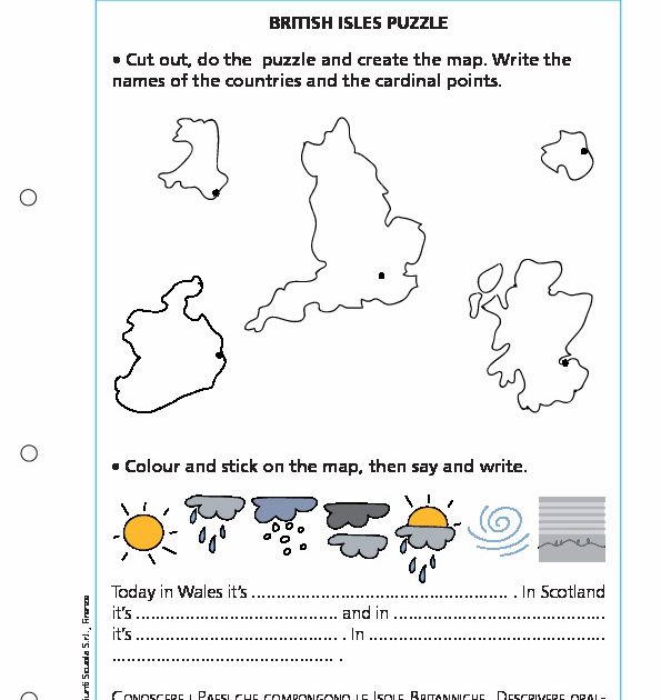 British Isles Puzzle Giunti Scuola