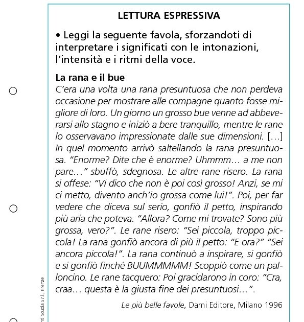 Lettura Espressiva Lettura Espressiva Giunti Scuola