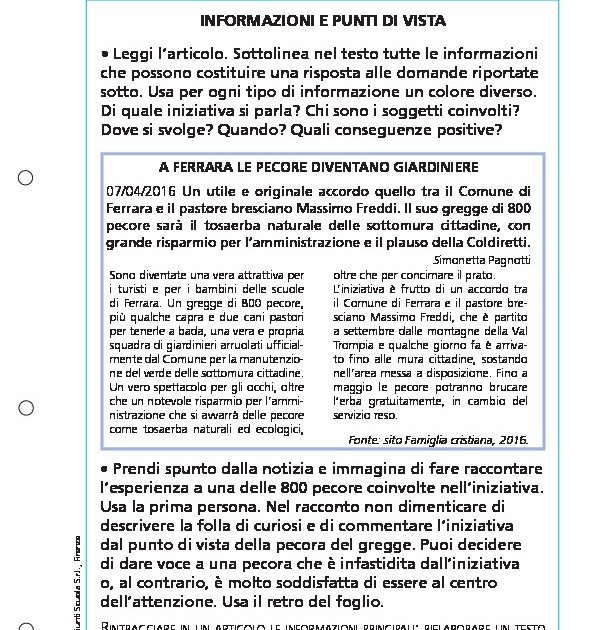 Informazioni E Punti Di Vista Giunti Scuola