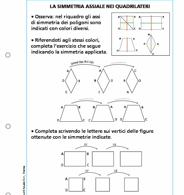 La Simmetria Assiale Nei Quadrilateri Giunti Scuola