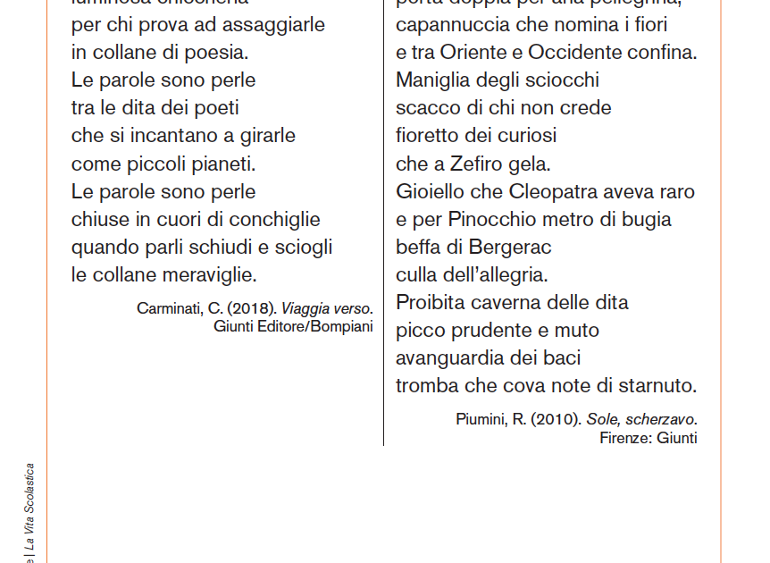 Raccolta Di Testi Poetici Giunti Scuola