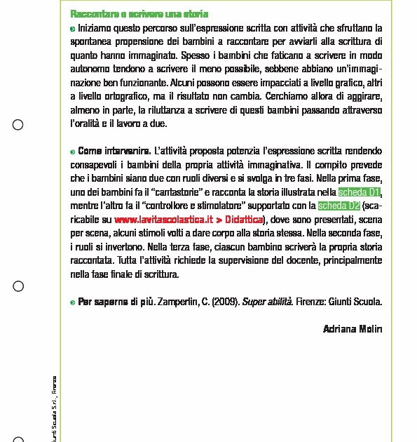 Raccontare E Scrivere Una Storia Giunti Scuola