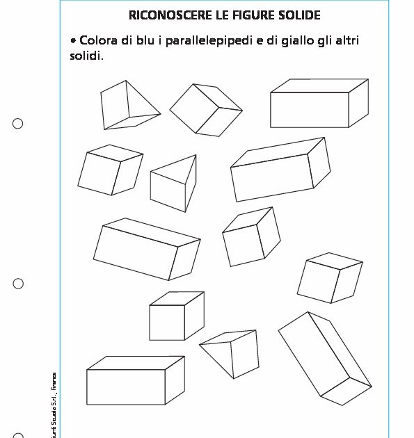 Riconoscere Le Figure Solide Giunti Scuola